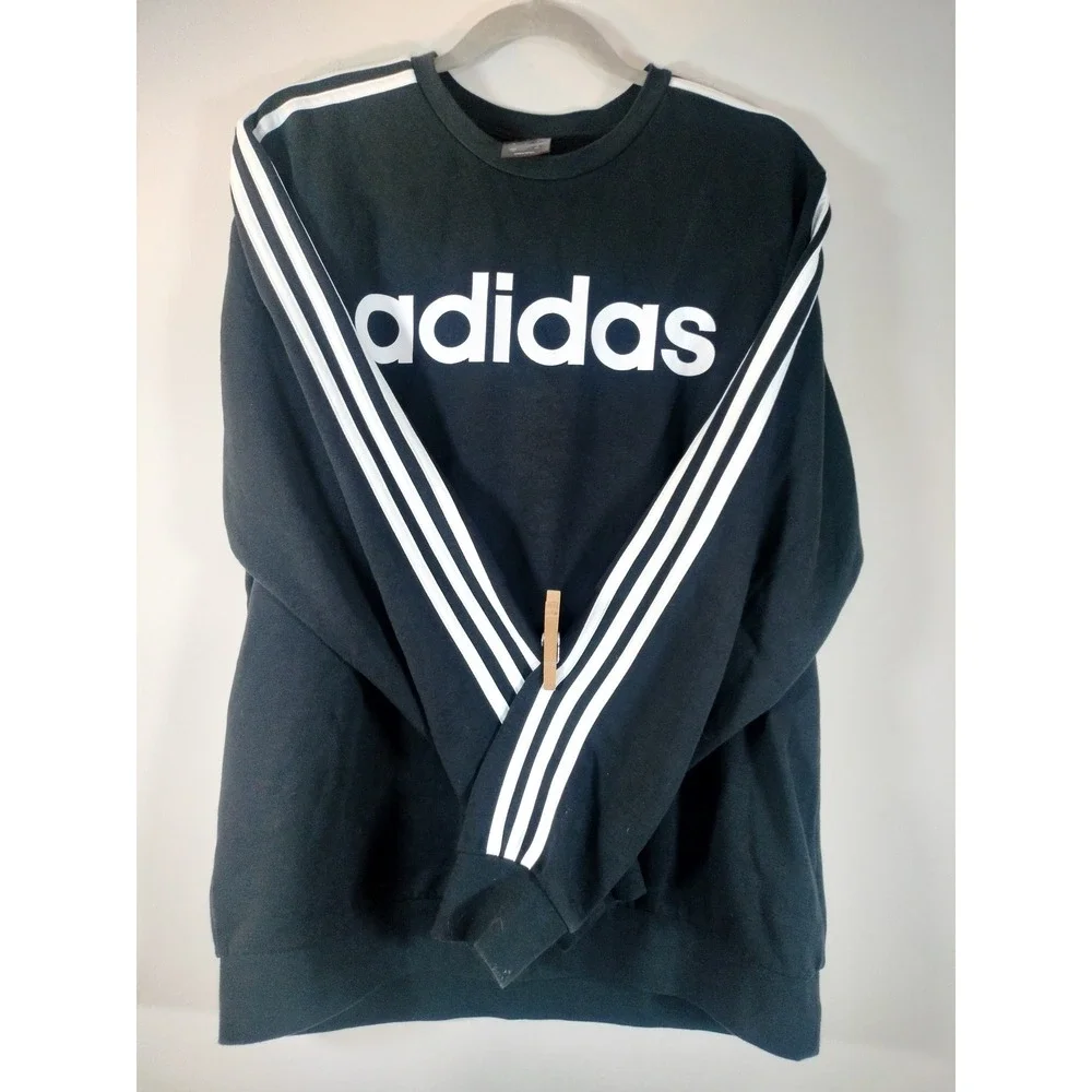 Adidas‎ Essentials 3-Stripes Fleece Crew Sweatshirt Unisex